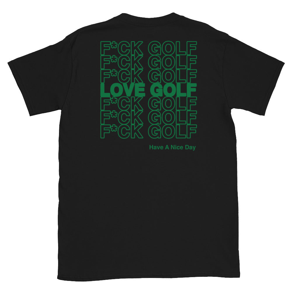 The Stroker's Club - Love Golf T-Shirt (black)