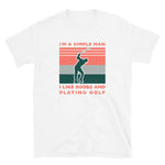 The Stroker's Club - Simple Man: Boobs and Golf Infrared Tee