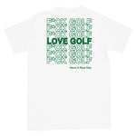 The Stroker's Club - Love Golf T-Shirt (white)